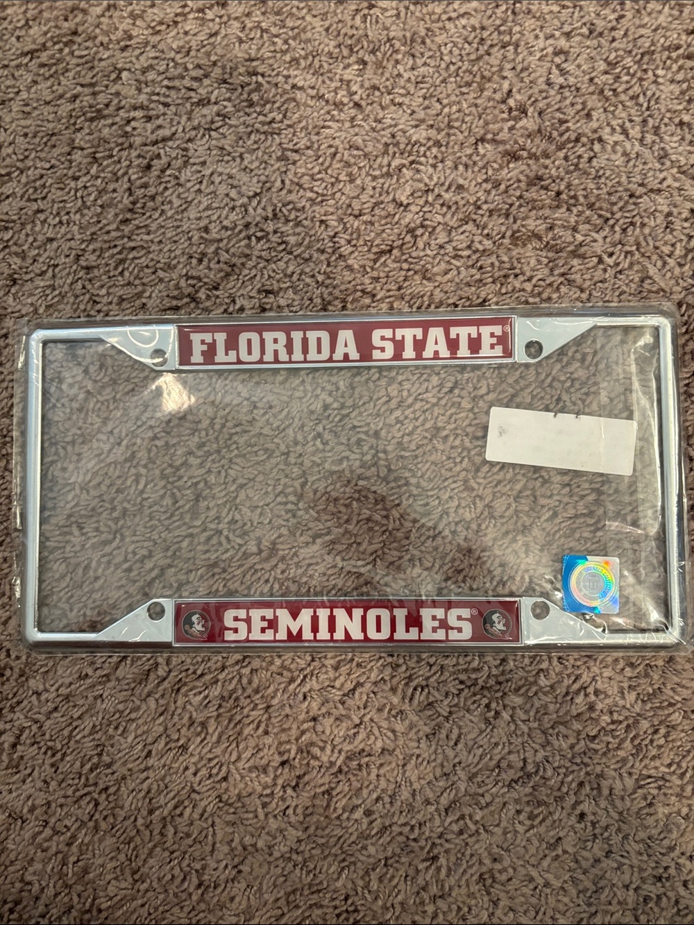 Florida State University Seminoles License Plate Frame